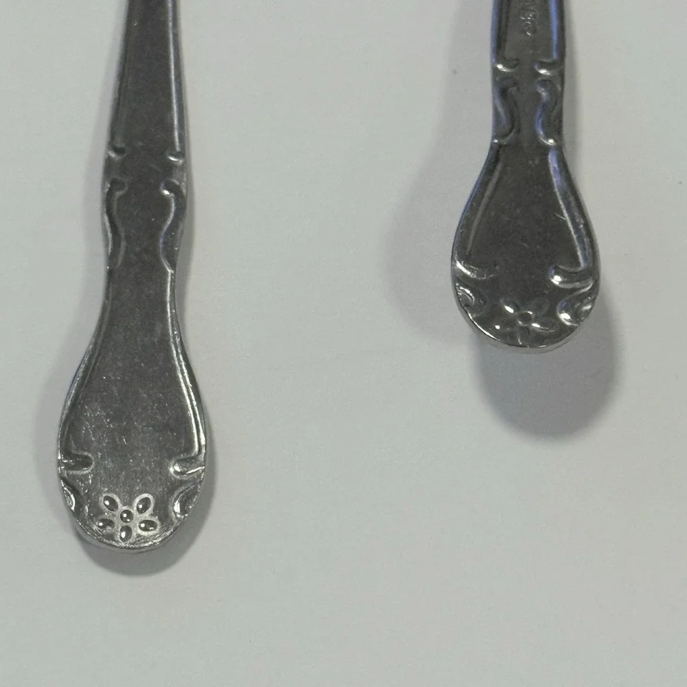 Vintage Walco Melinda Style Stainless Steel Replacement Dinner Fork And Teaspoon